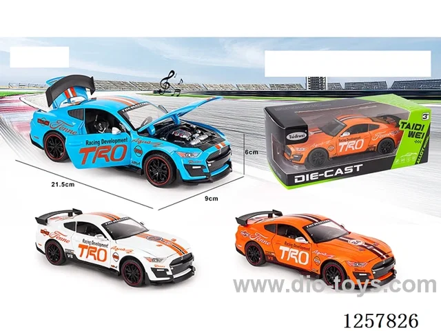 1:24 pull back alloy car W L/M included battery