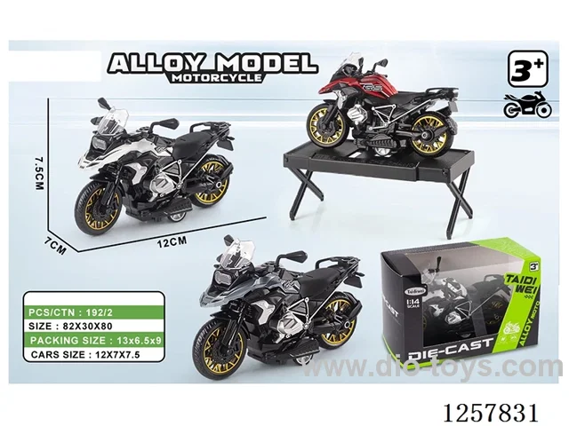 1:14 pull back alloy motorcycle