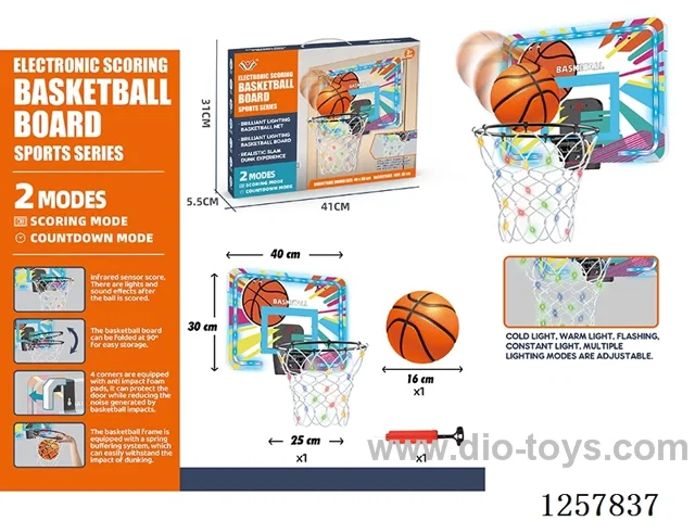 Colorful Light-Up Net + Scoring Backboard