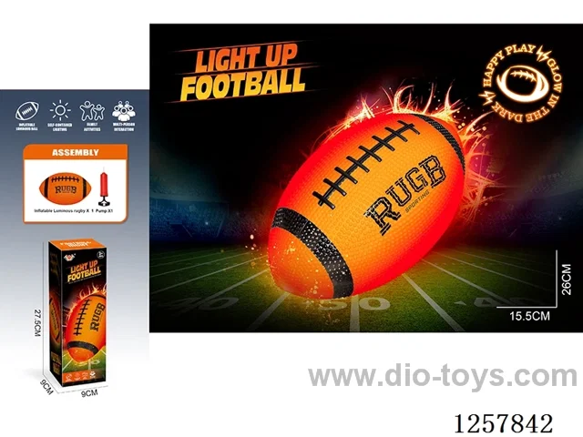Light-Up Inflatable Football