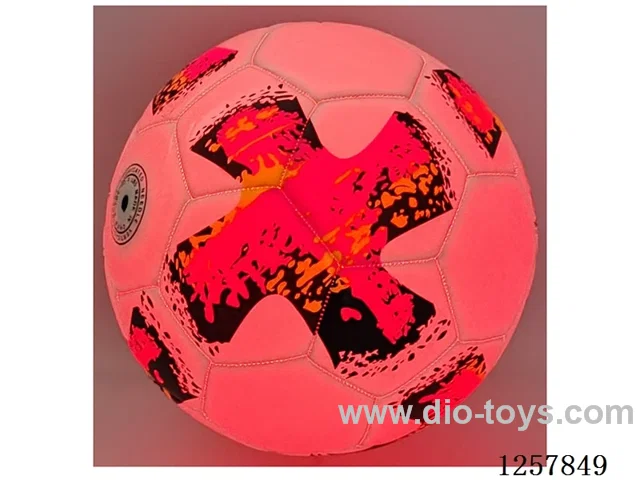 21.5cm Light-Up Soccer Ball, Battery-Operated (Glossy Leather )