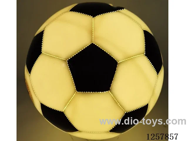 21.5cm Black & White Light-Up Soccer Ball Battery-Operated