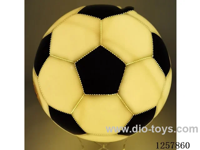 18cm White Light-Up Soccer Ball Battery-Operated
