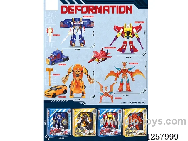 Transformer toys 4 mixed