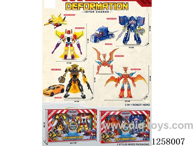 Transformer toys 4 mixed