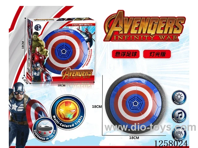 Captain America Hover Soccer Ball with Lights
