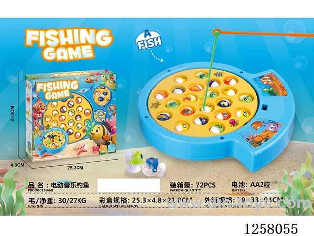B/O fishing toys with music