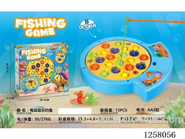 B/O fishing toys with music