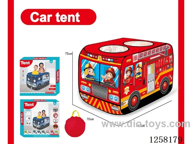 Red Fire Truck Car Tent