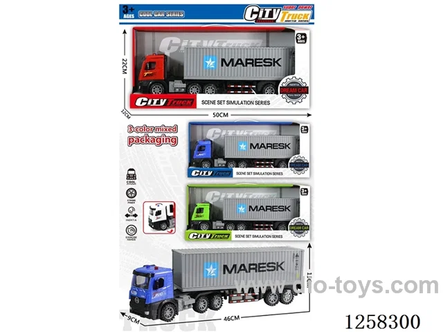 Trailer container inertia vehicle 3 colors