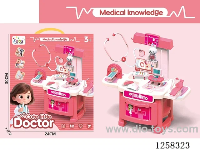 Medical equipment table with light