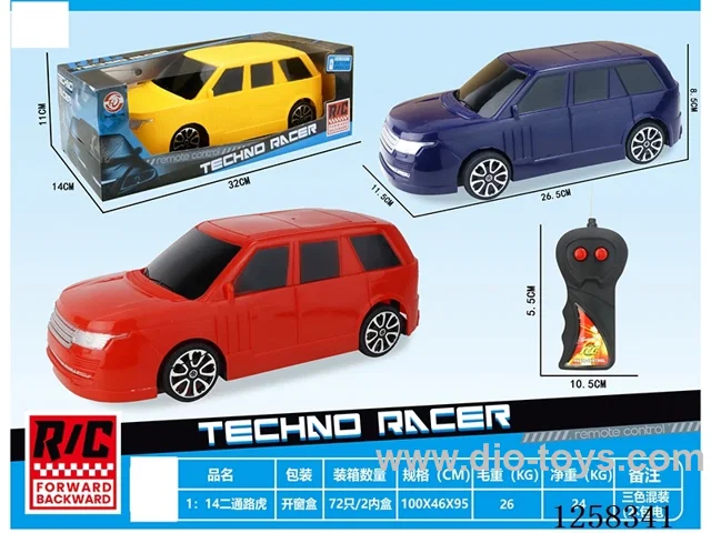 1:14 2ch rc car not included battery 3 colors