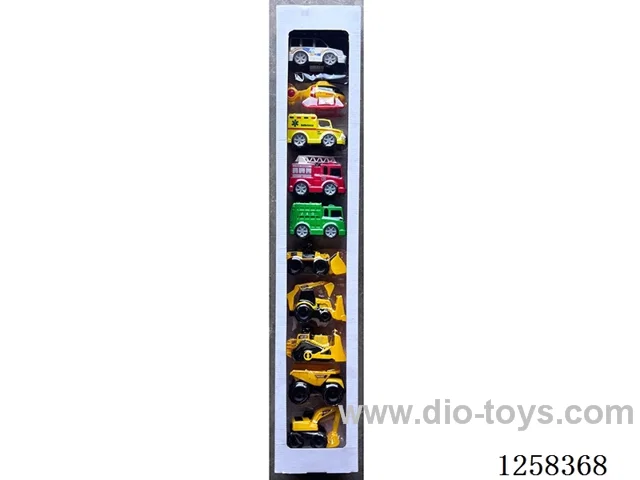 10PCS free wheel engineering vehicles and city vehicles