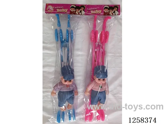 10 inch IC doll with cart
