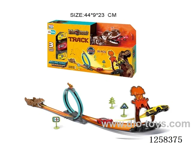 Ejection shark ( with 4 free wheel cars)