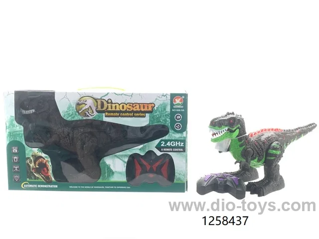 RC 2.4 G Dinosaur with 8 ch,sound&lighting in window box
