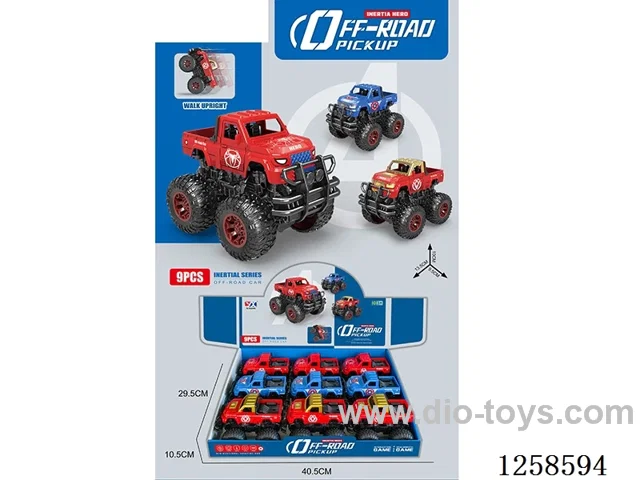 Inertia Big Wheel Pickup Truck 9PCS