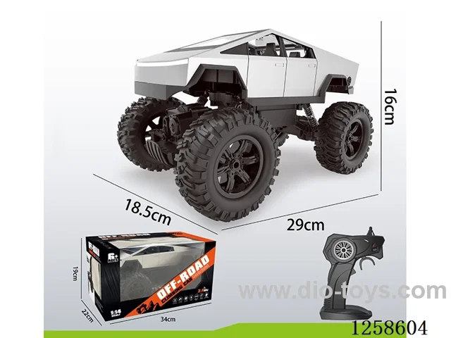 1:14 2.4G rc car included battery