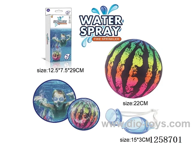 Diving Watermelon Ball + Diving Goggles