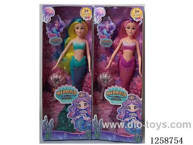 11.5-inch Solid-Body Barbie Mermaid + Accessories