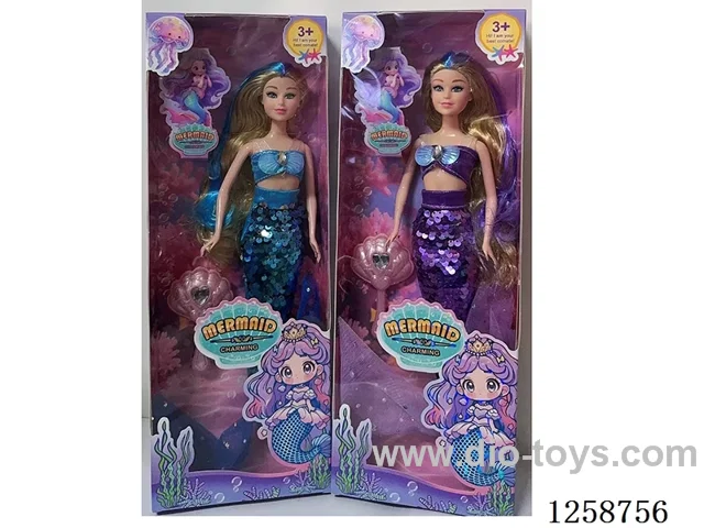 11.5-inch Solid-Body Barbie Mermaid + Accessories