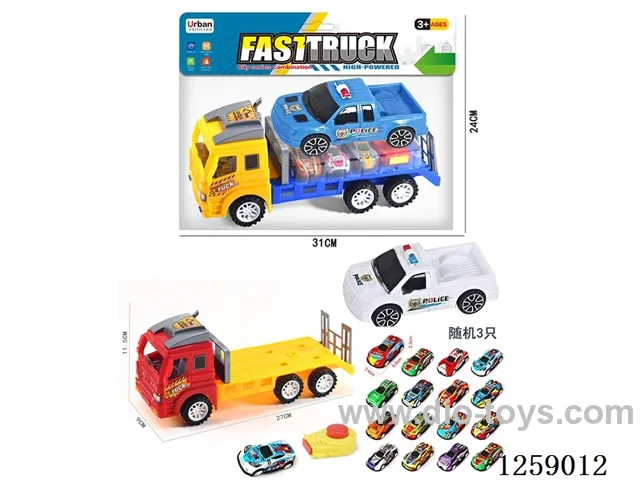 Inertia Tow Truck + Inertia Police Car
