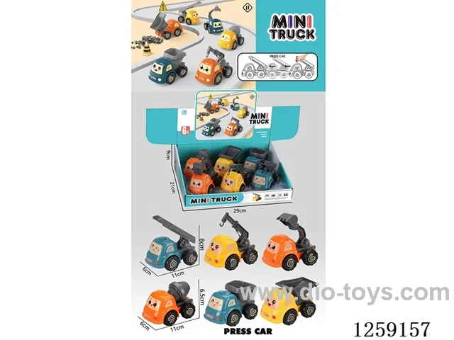 PP Press Engineering Vehicle 6PCS