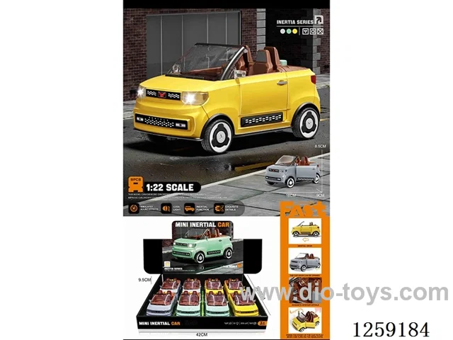 inertia car W L/M 3 colors 8 PCS