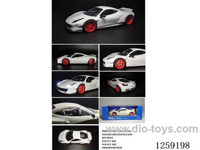 inertia car with light included battery