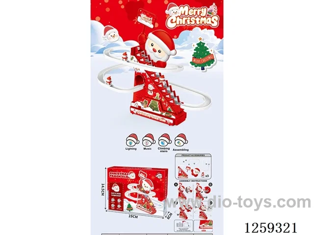 Christmas Snowman Slide Track W L/M not included battery