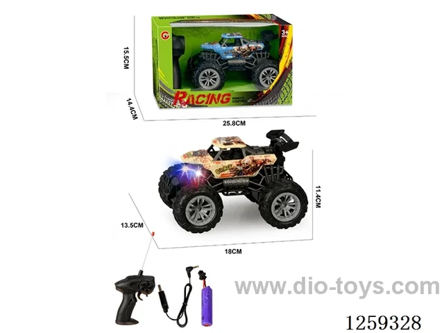 1: 22 4ch skeleton RC car with light (included battery)