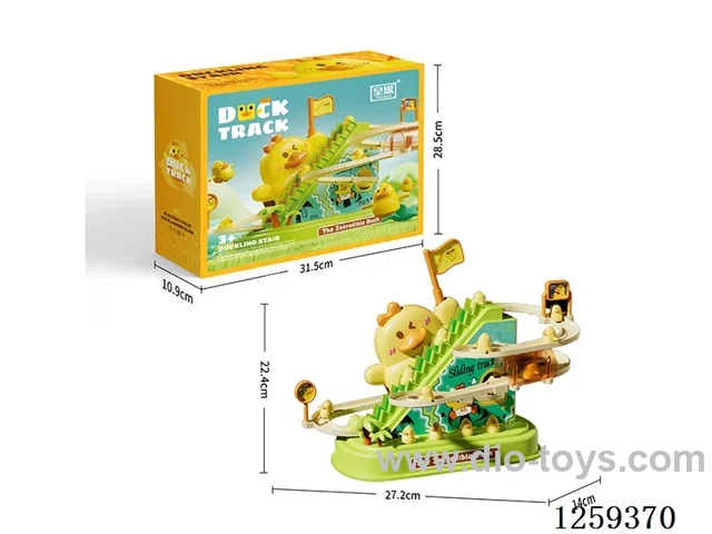 Duckling Climbing Stairs W L/M not included battery - Ducks 6PCS