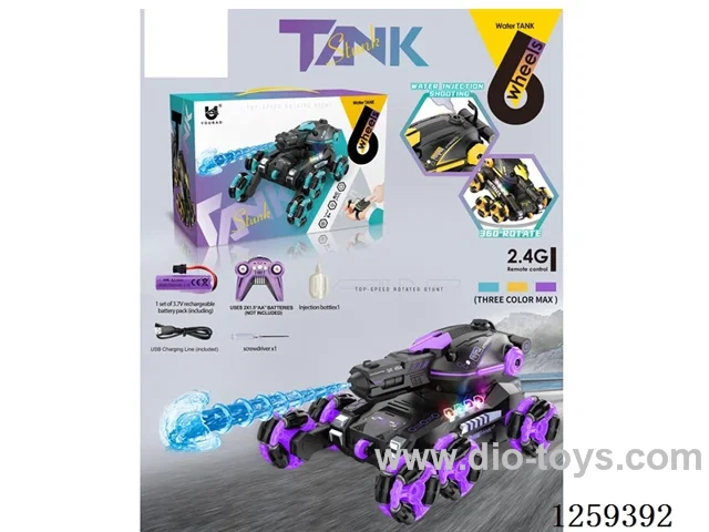 2.4G RC stunt tank W L/M included battery