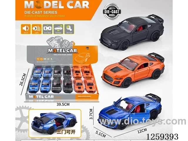 1:36 pull back alloy car W L/M 3 colors 12PCS