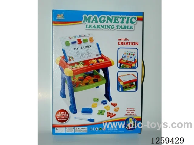 Magnetic letter writing board color box