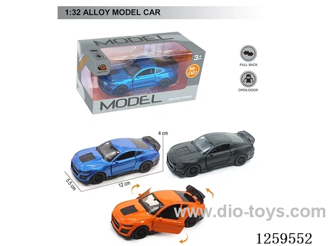 1:32 pull back alloy car 3 colors