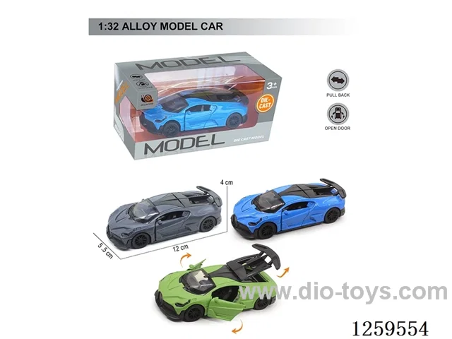1:32 pull back alloy car 3 colors