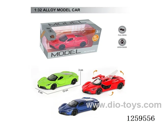 1:32 pull back alloy car 3 colors