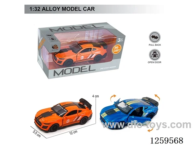 1:32 pull back alloy car 2 colors
