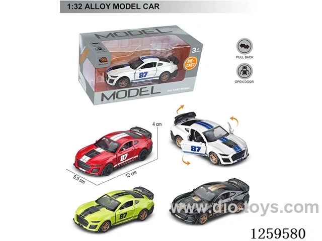 1:32 pull back alloy car 4 colors