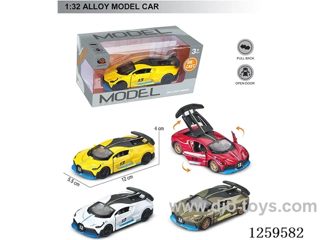 1:32 pull back alloy car 4 colors