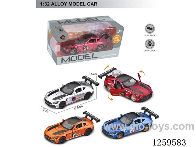 1:32 pull back alloy car 4 colors