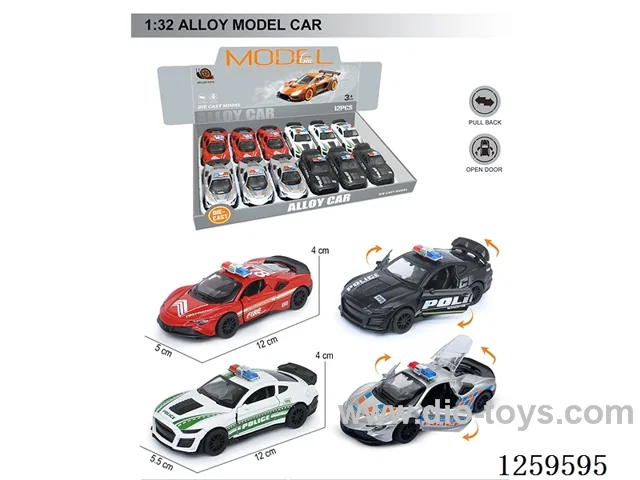 1:32 pull back alloy car 4 colors 12PCS