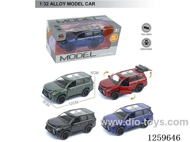 1:32 pull back alloy car 4 colors