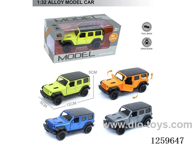 1:32 pull back alloy car 4 colors