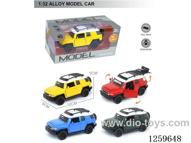 1:32 pull back alloy car 4 colors