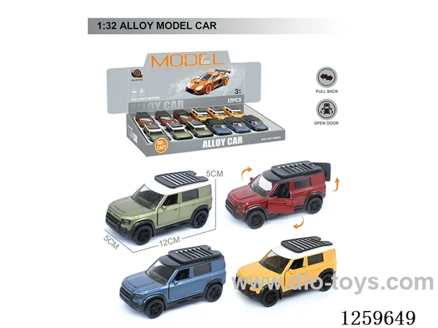 1:32 pull back alloy car 4 colors 12PCS
