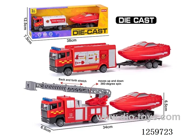 1:48 pull back alloy car set 3 mixed