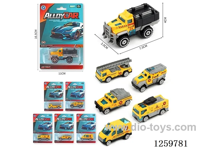 1:64 free wheel alloy car