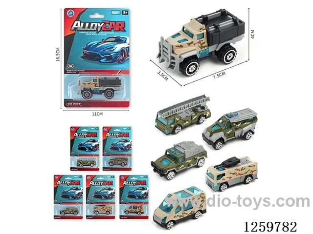 1:64 free wheel alloy car